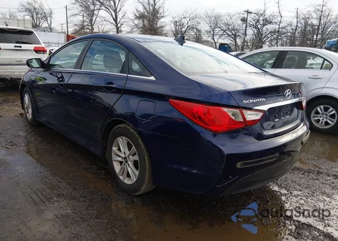 2014 Hyundai Sonata Gls z USA, uszkodzony, nr VIN 5NPEB4AC4EH843791